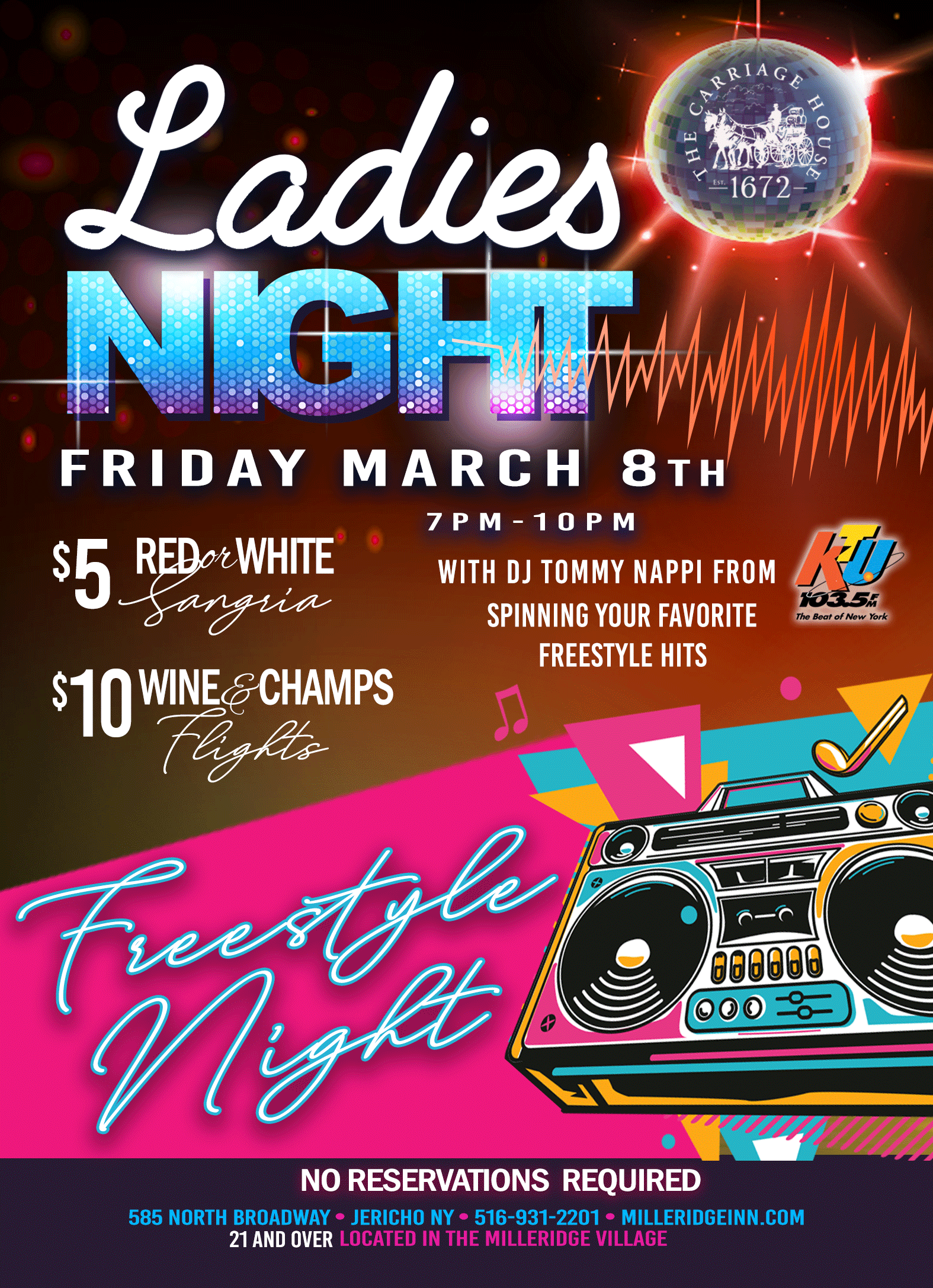 Ladies Night at the Carriage House