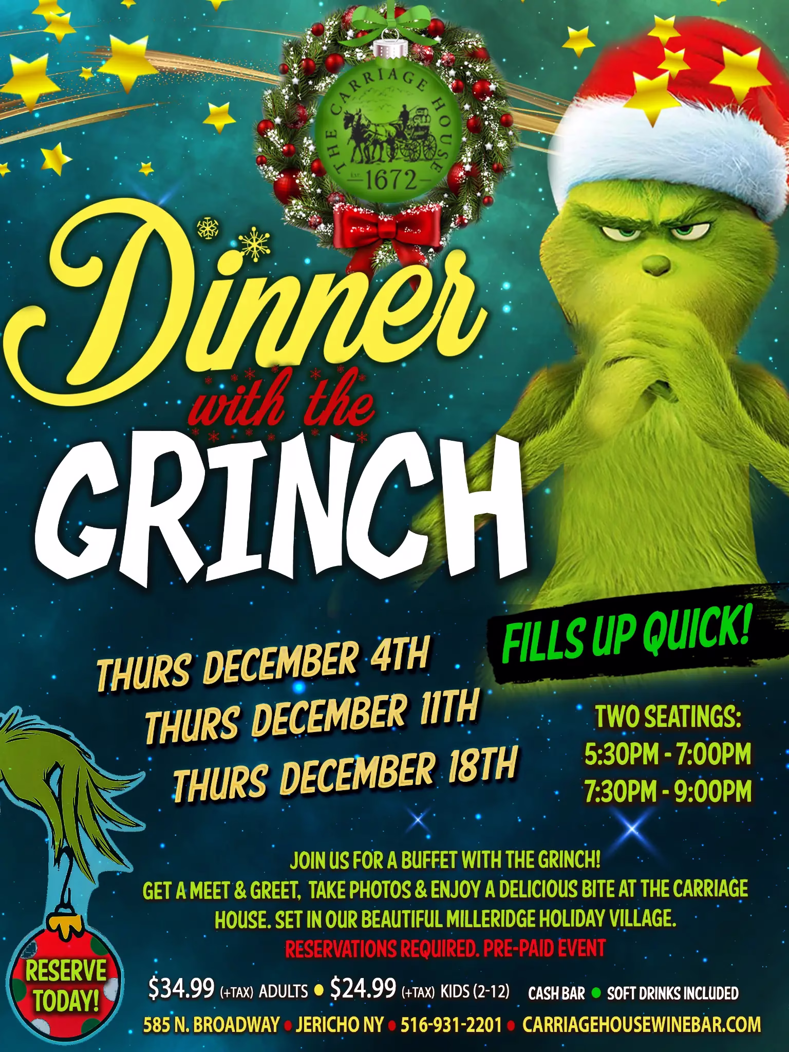 Dinner with the Grinch