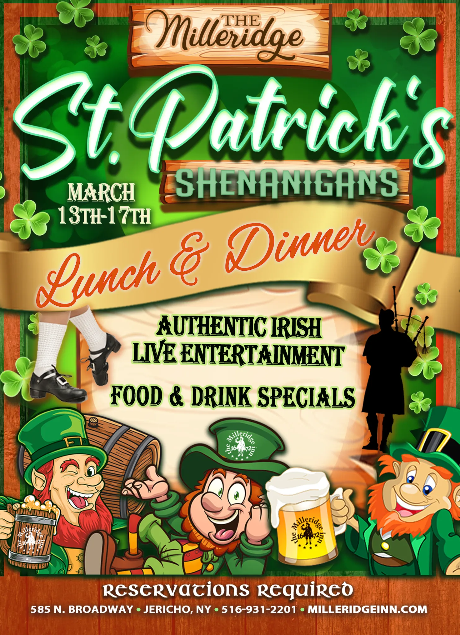 St. Patricks Day at the Milleridge