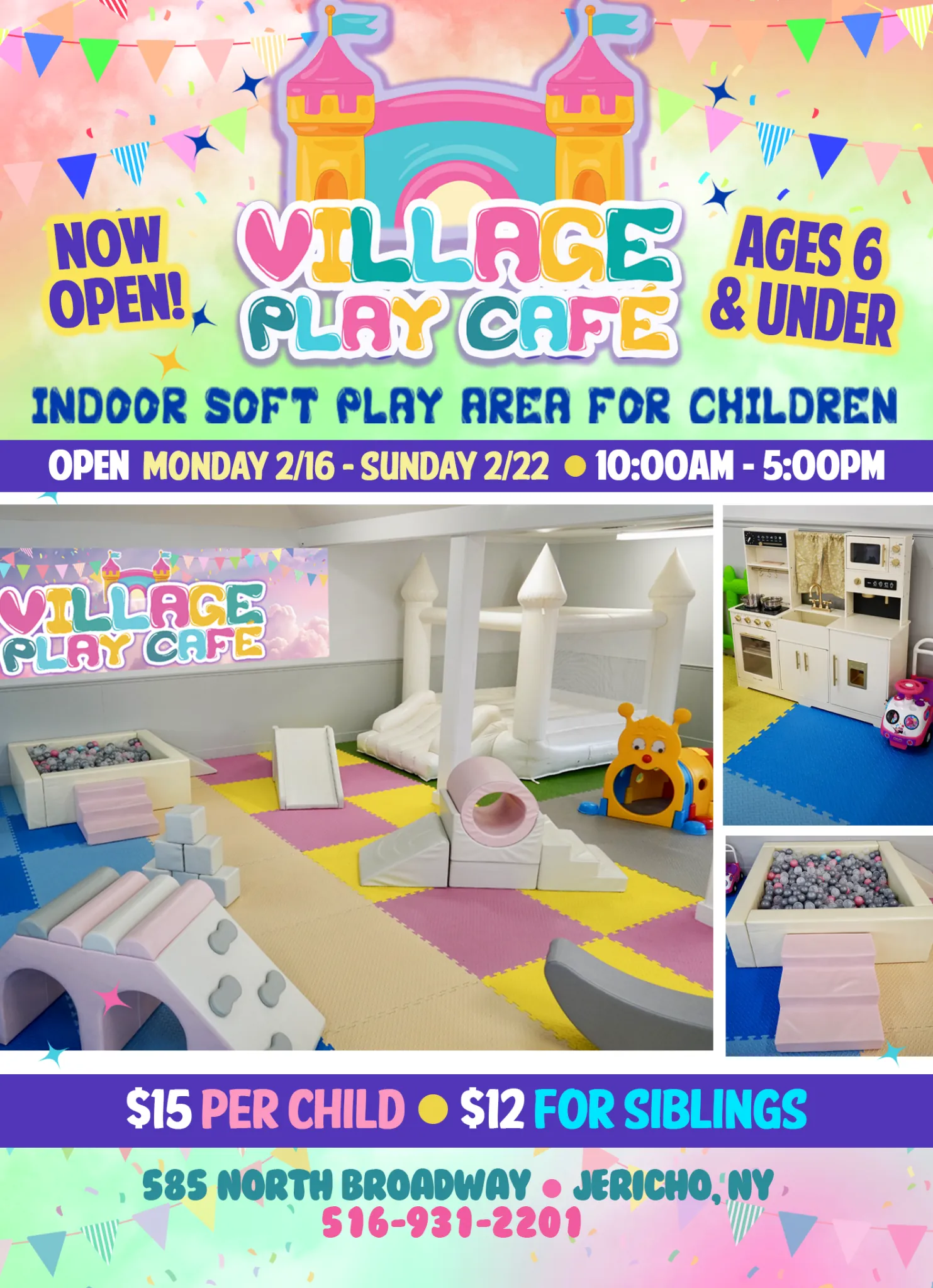 Village Play Cafe is Open During Winter Break